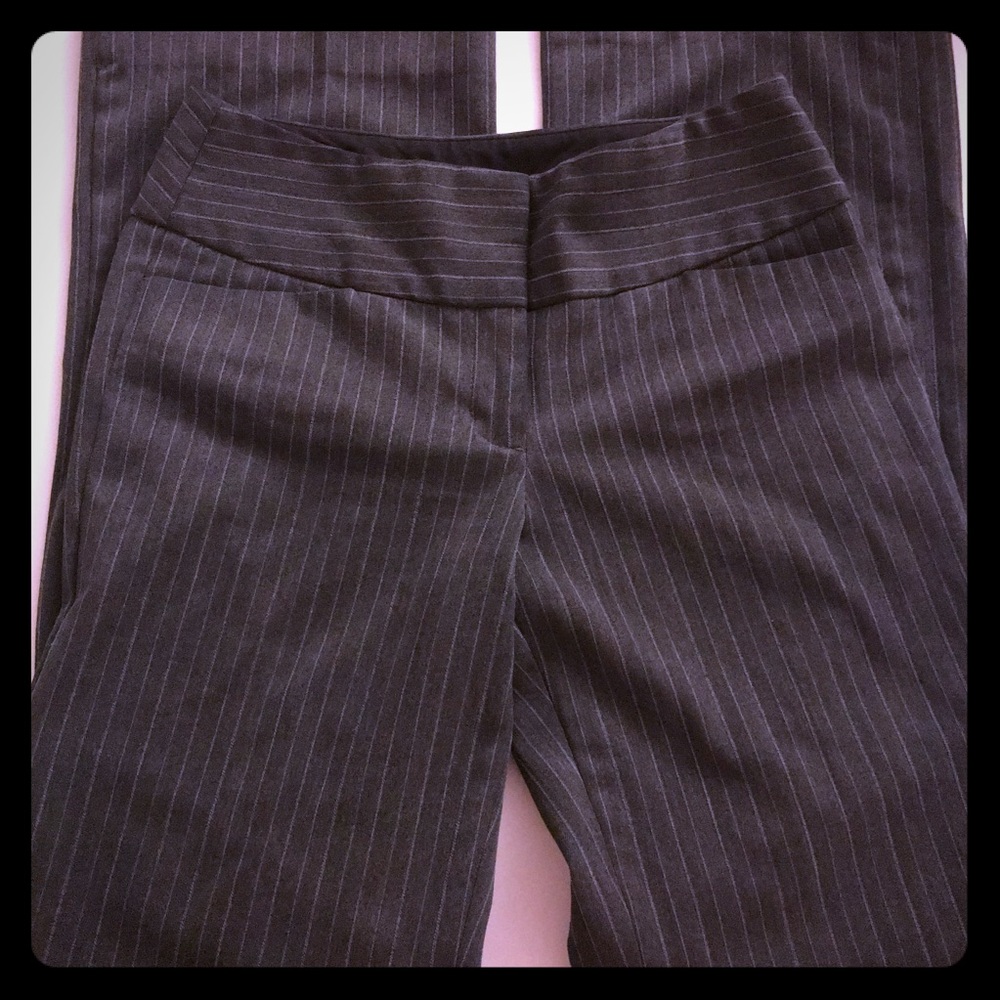 Express Editor Pinstriped Dress Pants- Size 00L